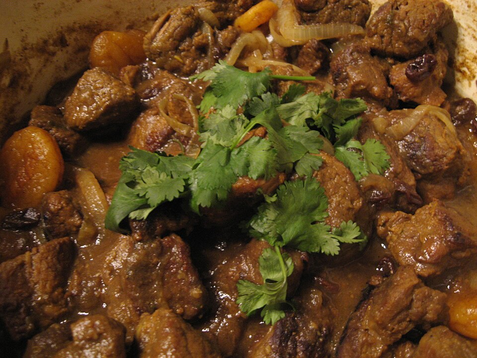Agneau mijoté à la marocaine aux pois chiches