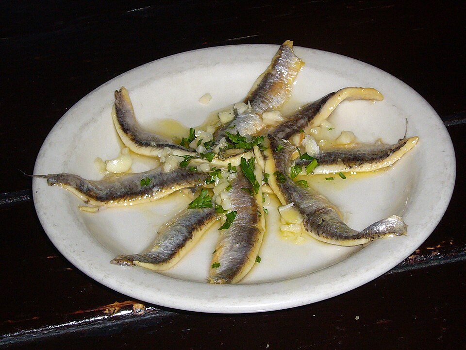 Anchois marinés maison