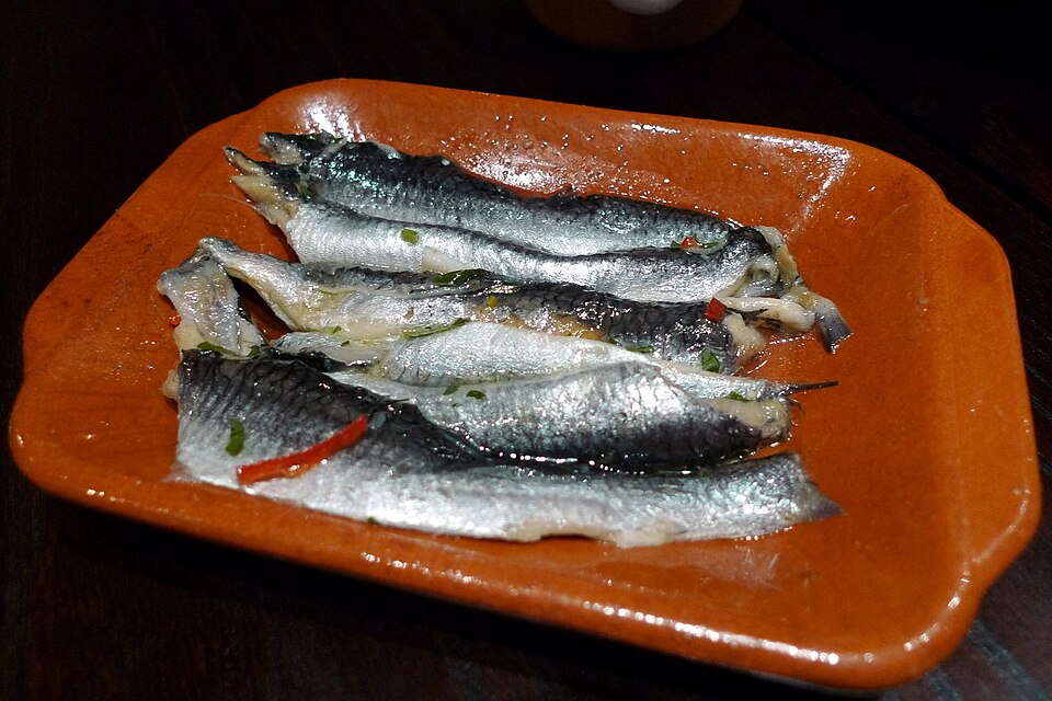 Anchois marinés maison