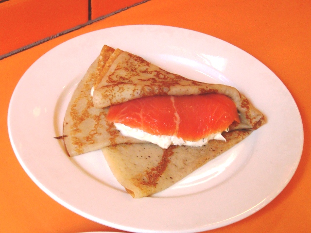 Blinis et saumon fumé