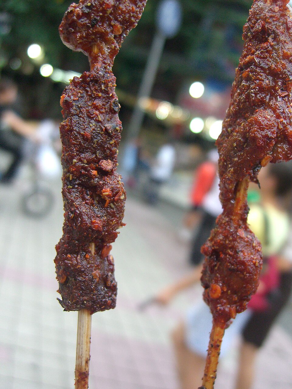 Brochettes d'agneau au cumin