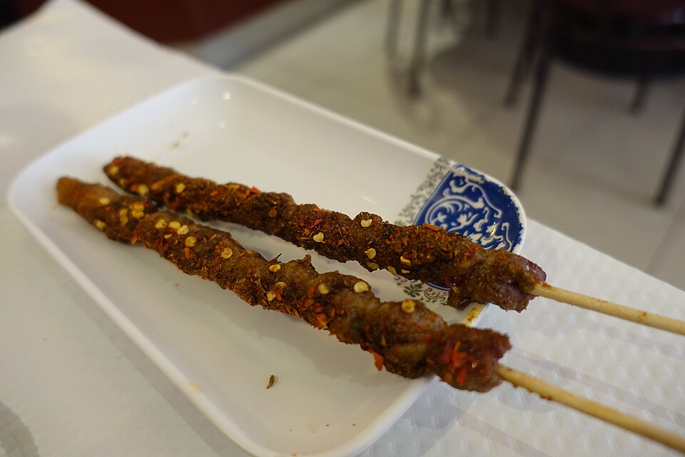 Brochettes d'agneau au cumin