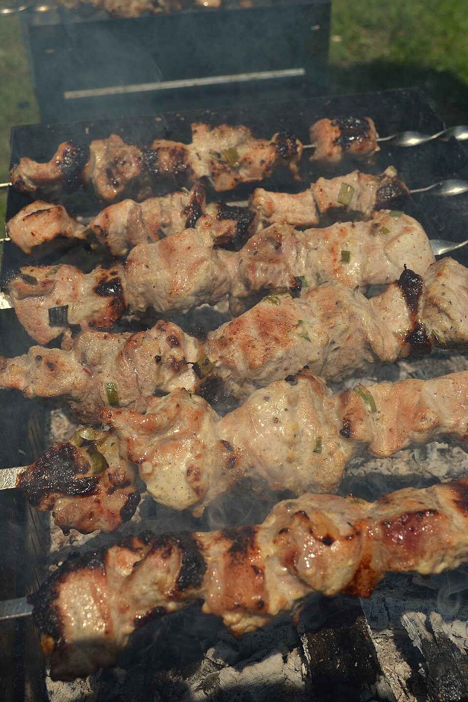 Brochettes de bœuf à l'orientale
