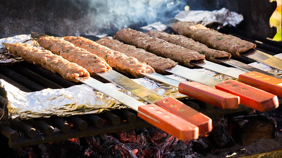 Brochettes de bœuf à l'orientale