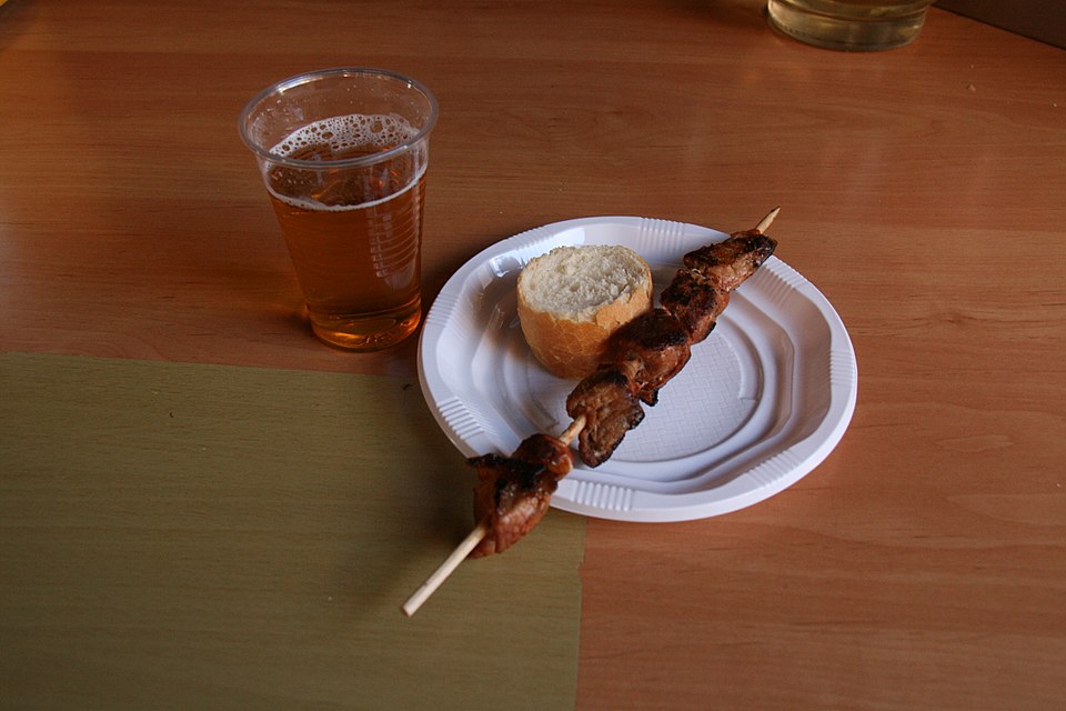 Brochettes de porc au paprika