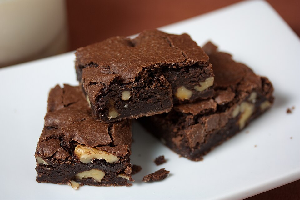 Brownie au chocolat et noix