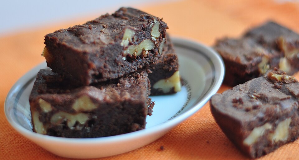 Brownie au chocolat et noix