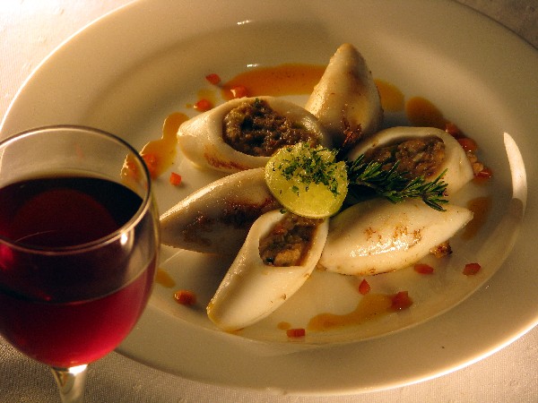 Calamars farcis à la provençale