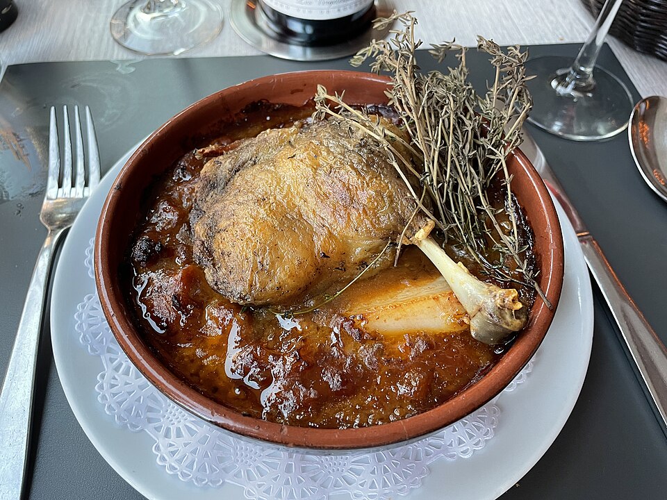 Cassoulet simplifié au canard et haricots