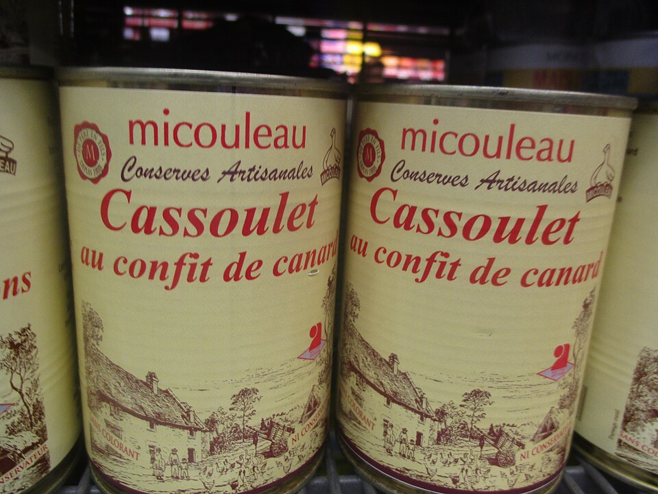 Cassoulet simplifié au canard et haricots