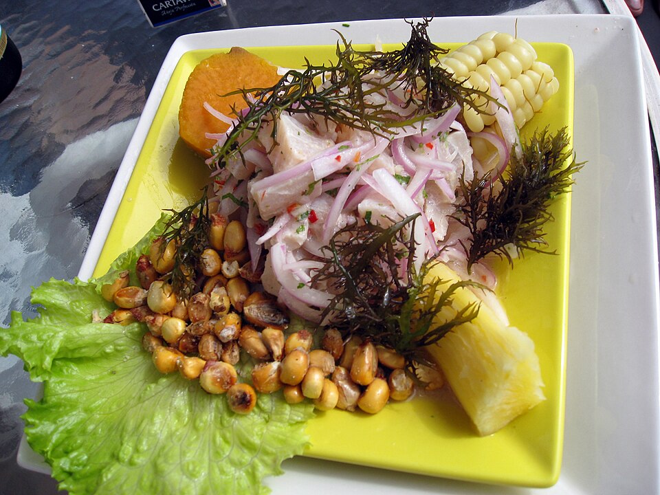 Ceviche de daurade au citron vert