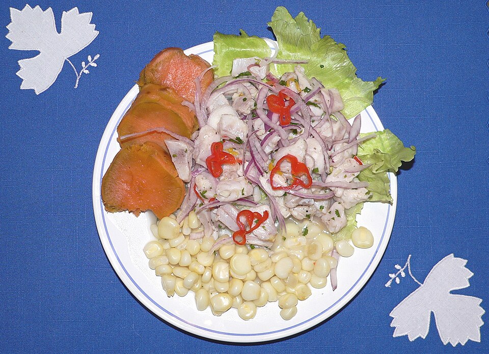 Ceviche de daurade au citron vert