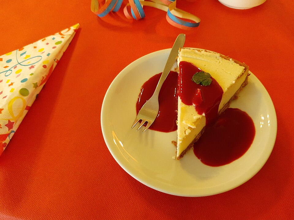 Cheesecake au coulis de fruits
