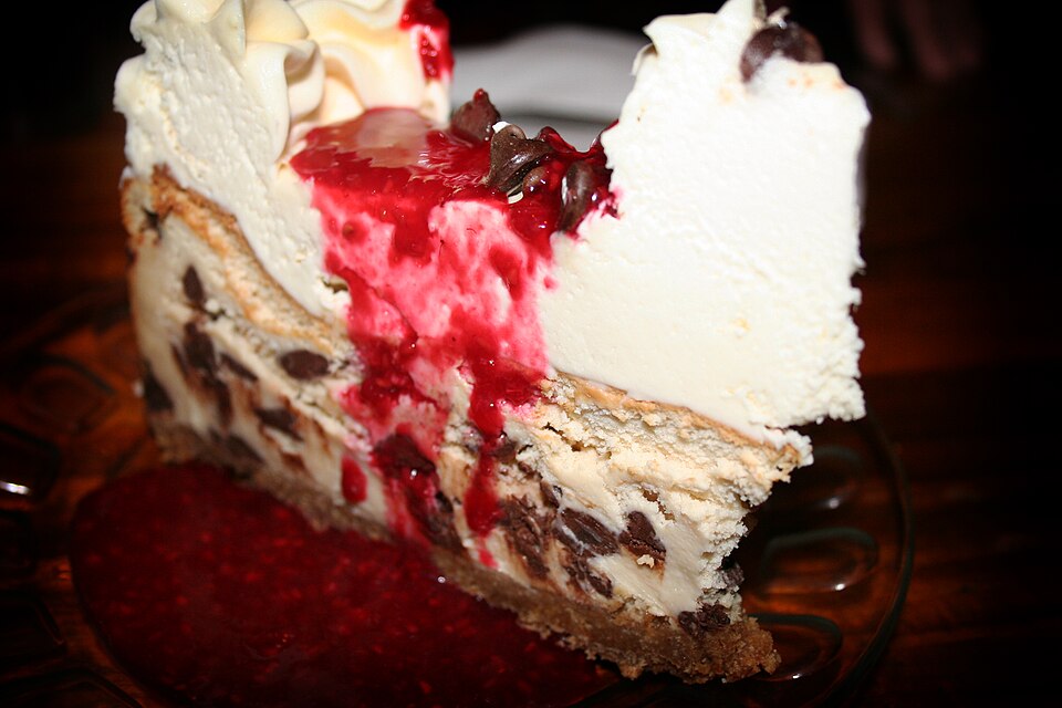 Cheesecake au coulis de fruits