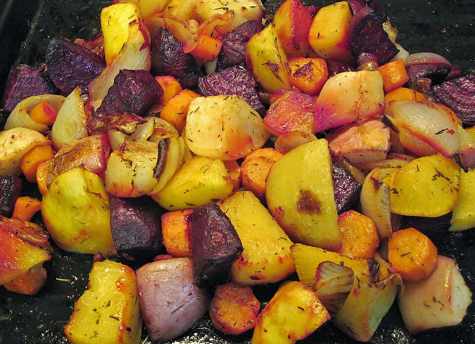 Cocotte de légumes racines rôtis