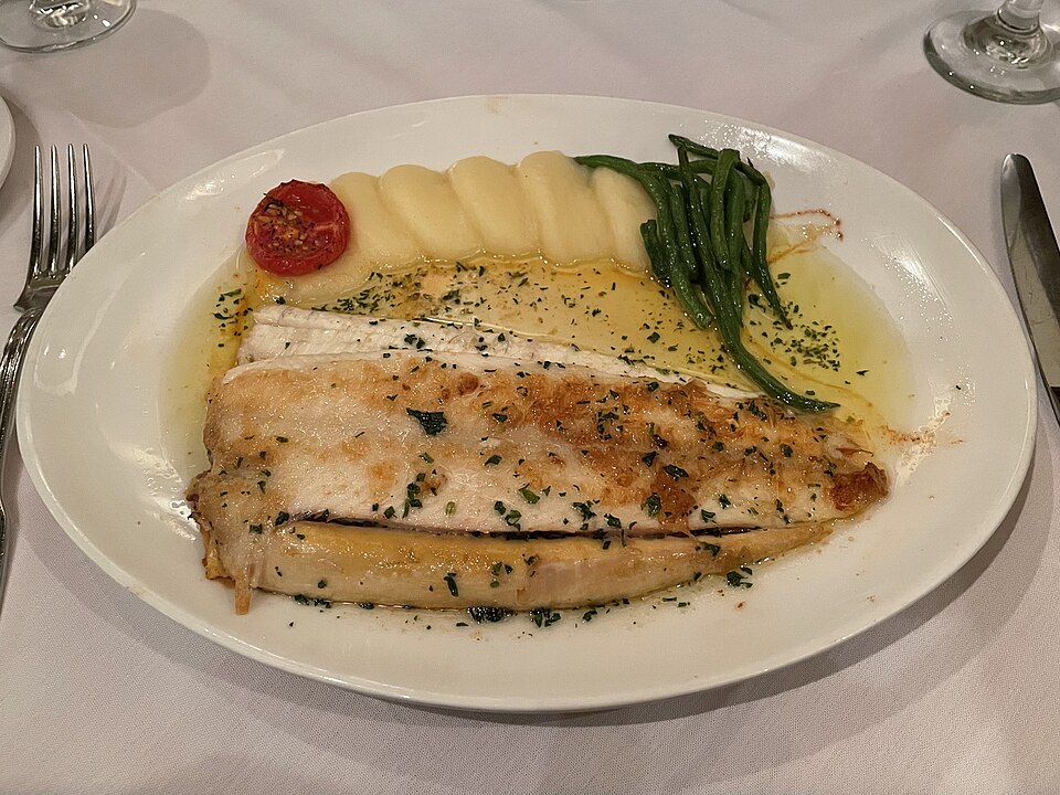 Colin sauce citron et câpres
