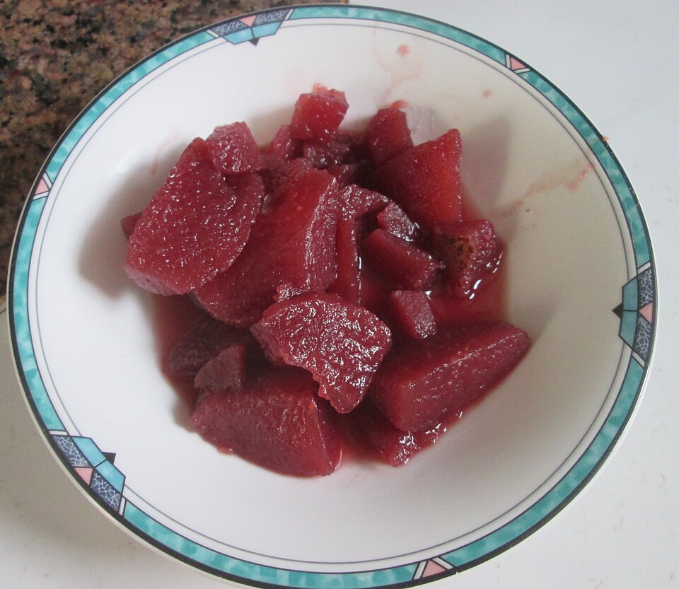 Compote de poires à la vanille