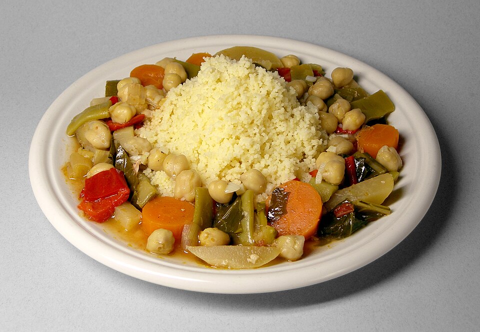 Couscous végétarien aux sept légumes