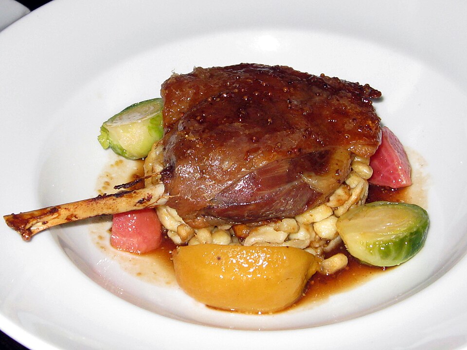 Cuisses de canard confites puis grillées