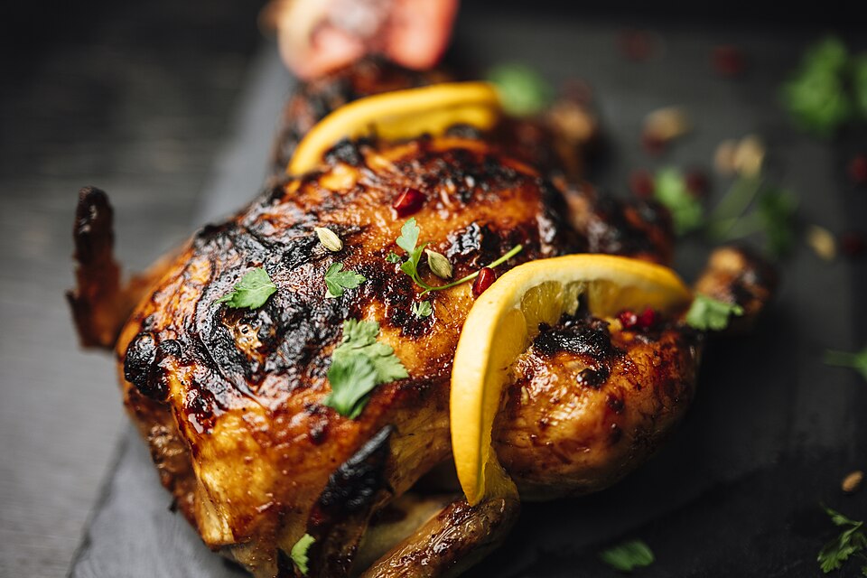 Cuisses de poulet grillées au citron