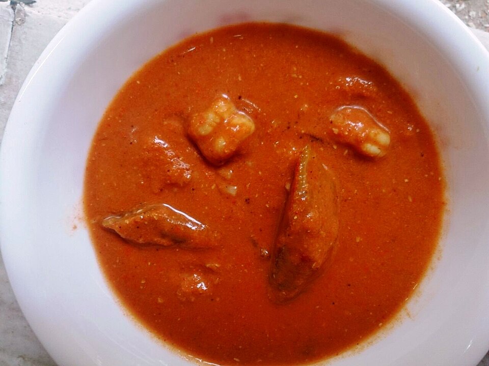 Curry de crevettes au lait de coco