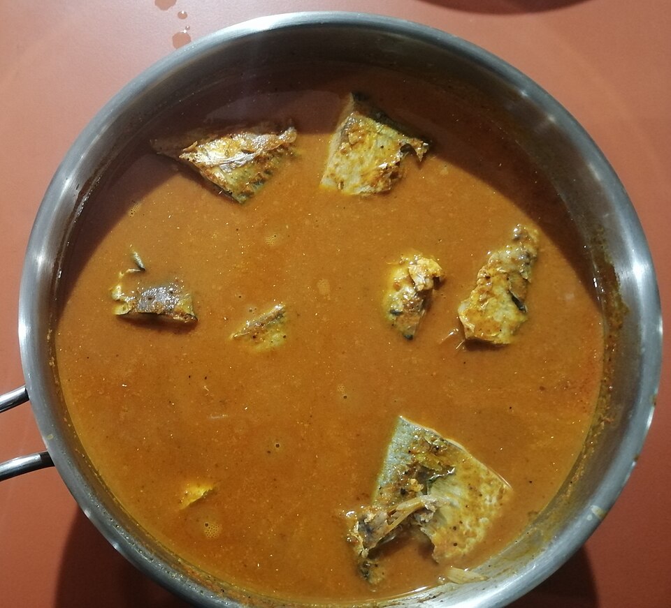 Curry de poisson au lait de coco