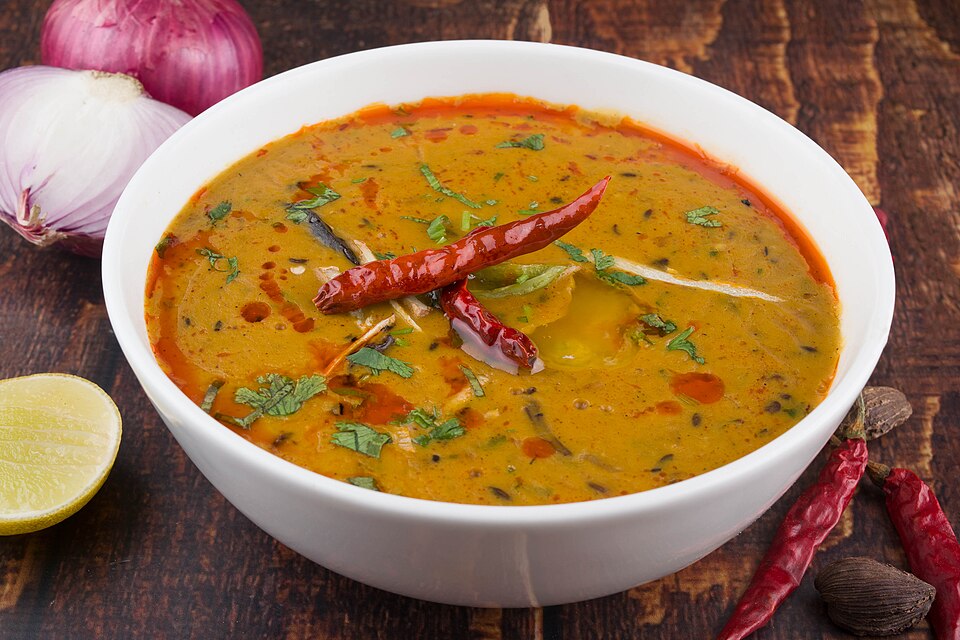 Dahl de lentilles corail