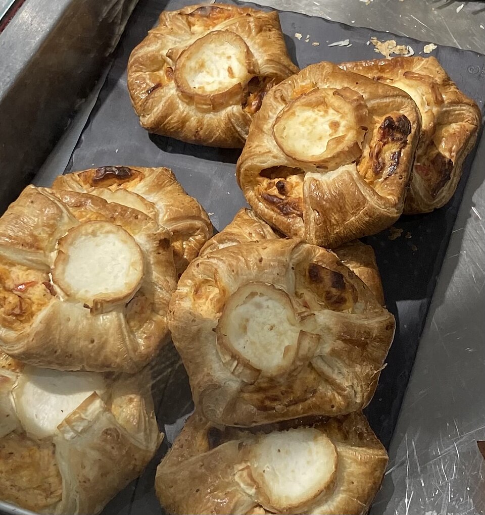 Feuilleté au fromage de chèvre