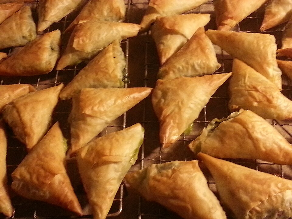 Feuilletés aux épinards et feta