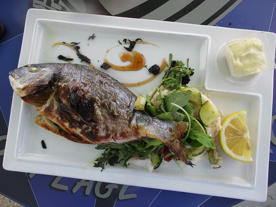Filets de dorade grillés au citron