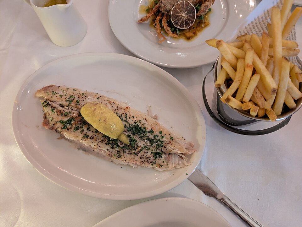 Filets de sole meunière