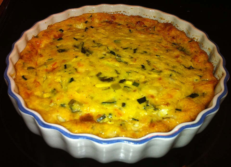Flan de légumes d'été
