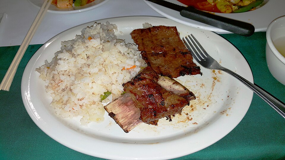 Galbi de bœuf grillé façon coréenne
