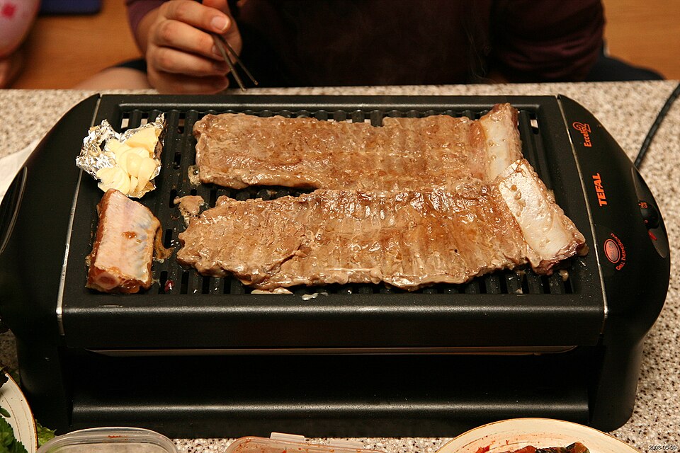 Galbi de bœuf grillé façon coréenne