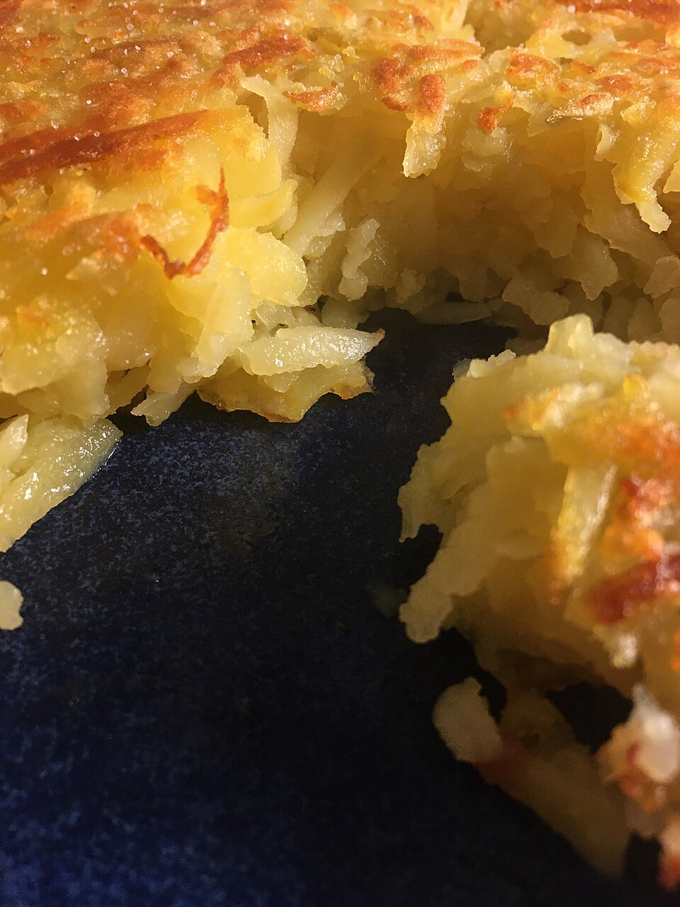 Galettes de pommes de terre et poireaux