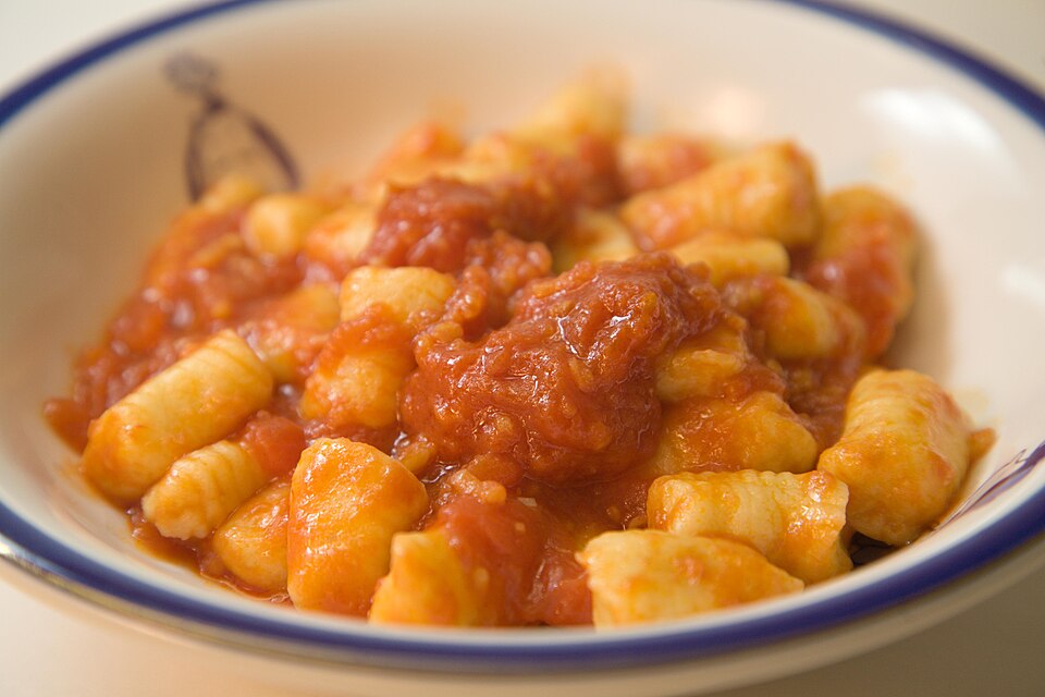 Gnocchis à la sauce tomate et basilic