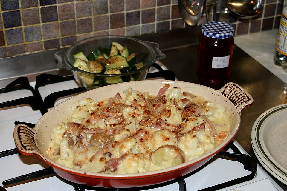 Gratin de chou-fleur au fromage