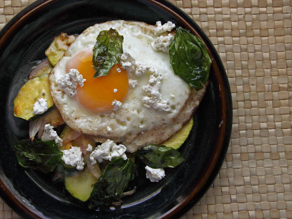 Gratin de courgettes et chèvre