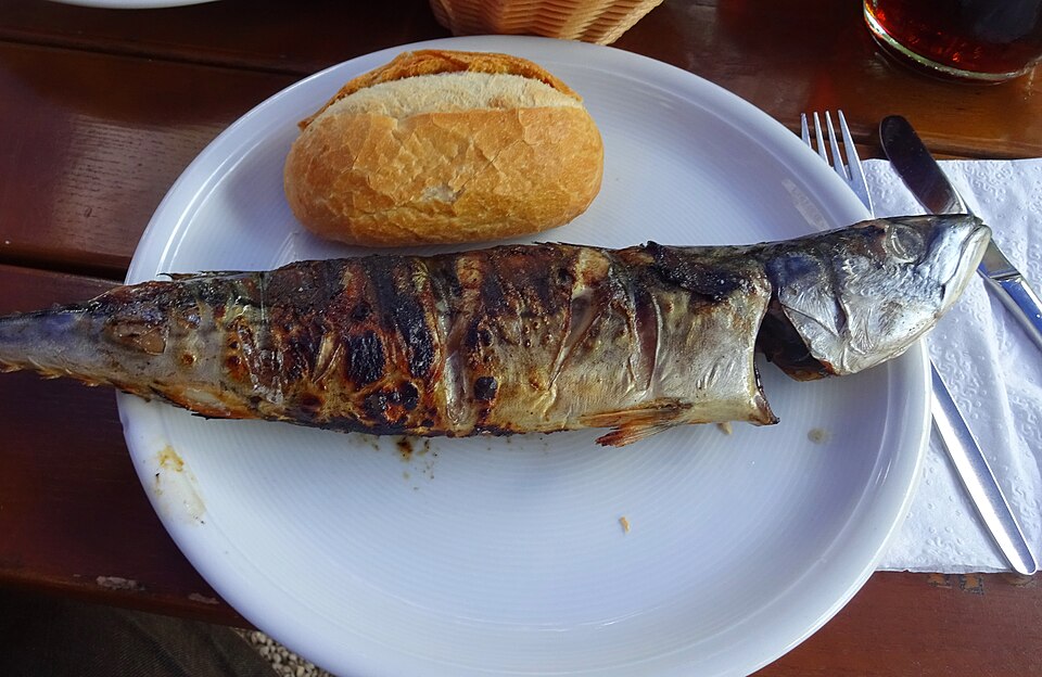 Maquereaux grillés à la moutarde