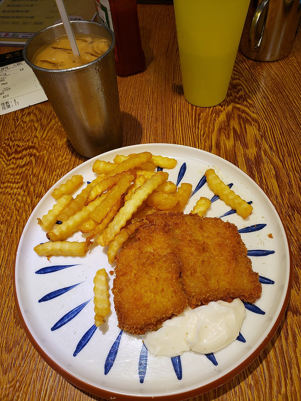 Merlan frit à l'anglaise