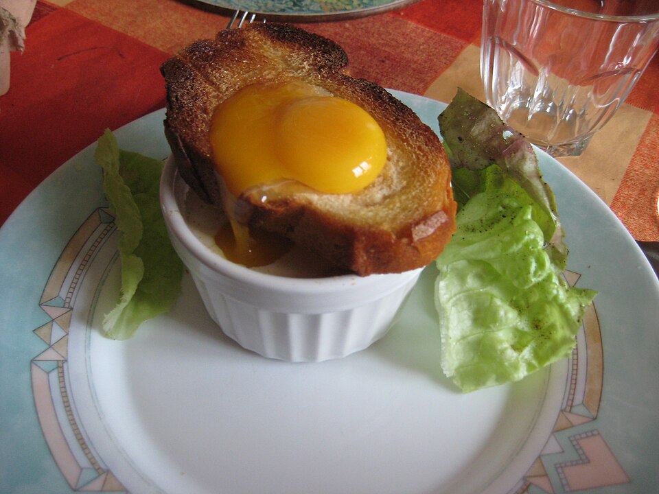 Œufs cocotte à la crème