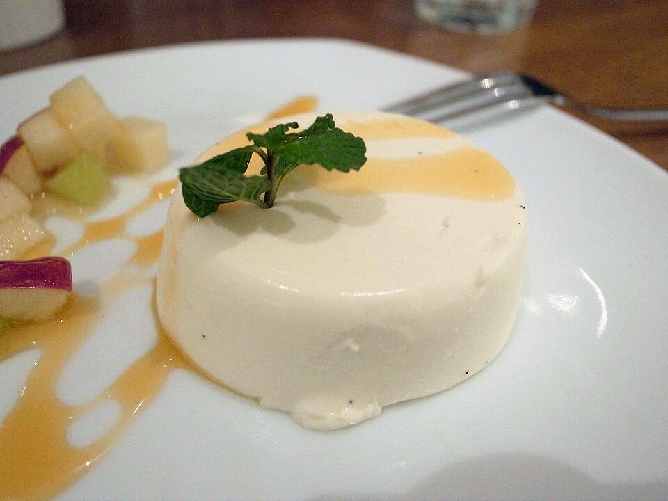 Panna cotta au café