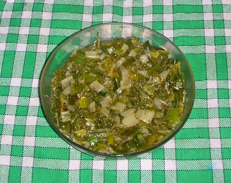 Poêlée de blettes à l'ail