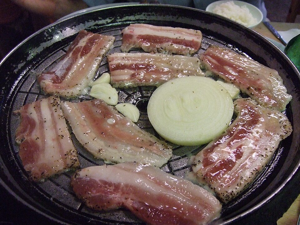 Poitrine de porc grillée façon barbecue coréen