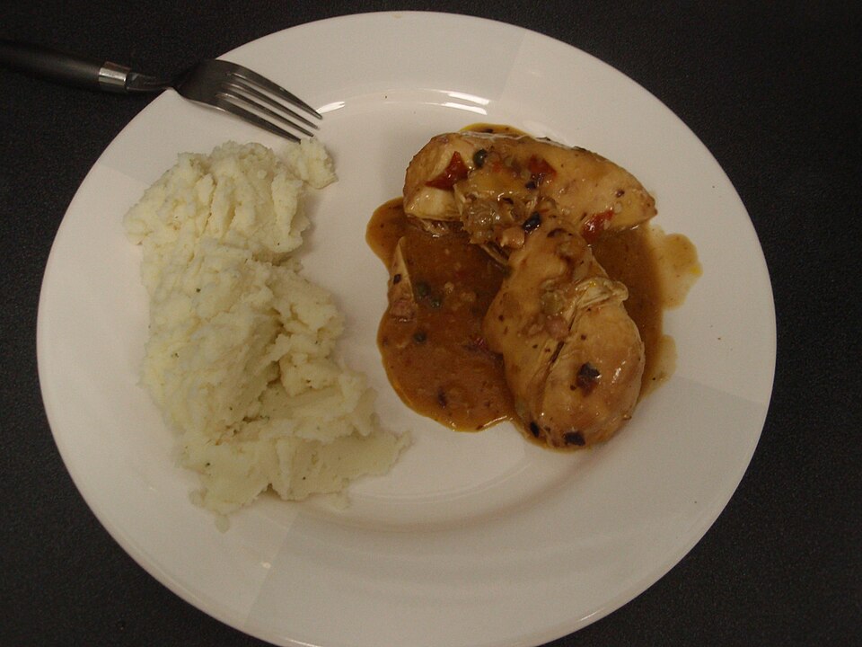Poulet à la bière et moutarde