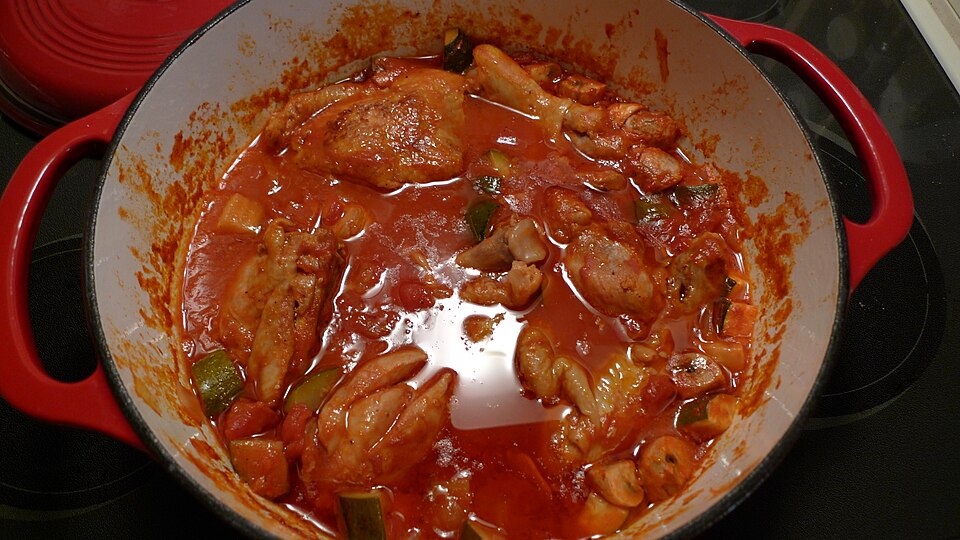 Poulet façon cacciatore