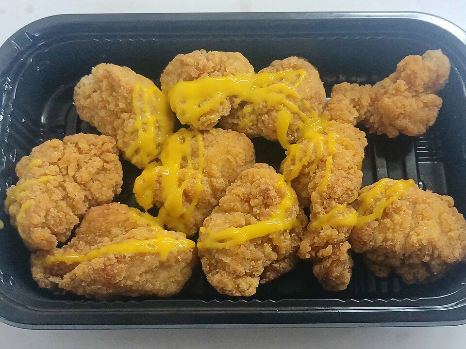 Poulet grillé mariné au miel et moutarde