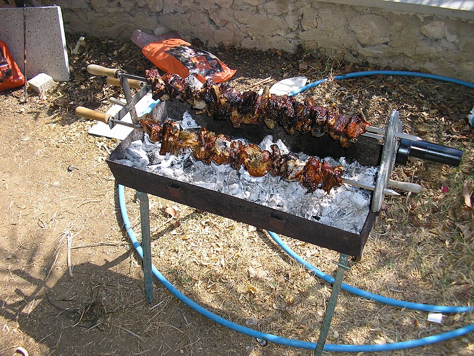 Poulet grillé mariné au paprika et origan