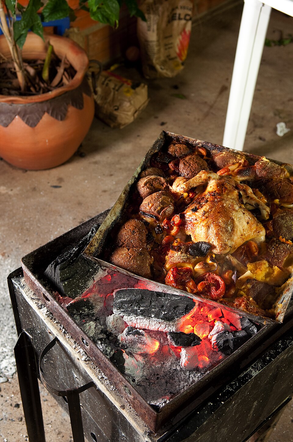 Poulet mariné au paprika fumé