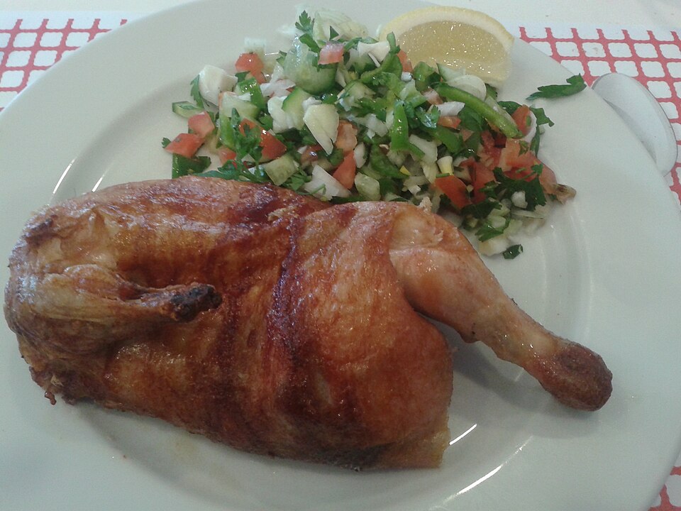 Poulet rôti au paprika doux et citron
